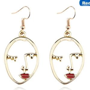 BOHO FACE EARRINGS Drop Earrings Dangle